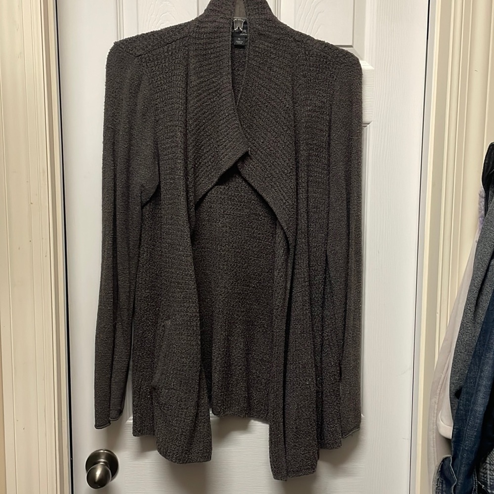 Barefoot Dreams women’s cozy cardigan in neutral shade
